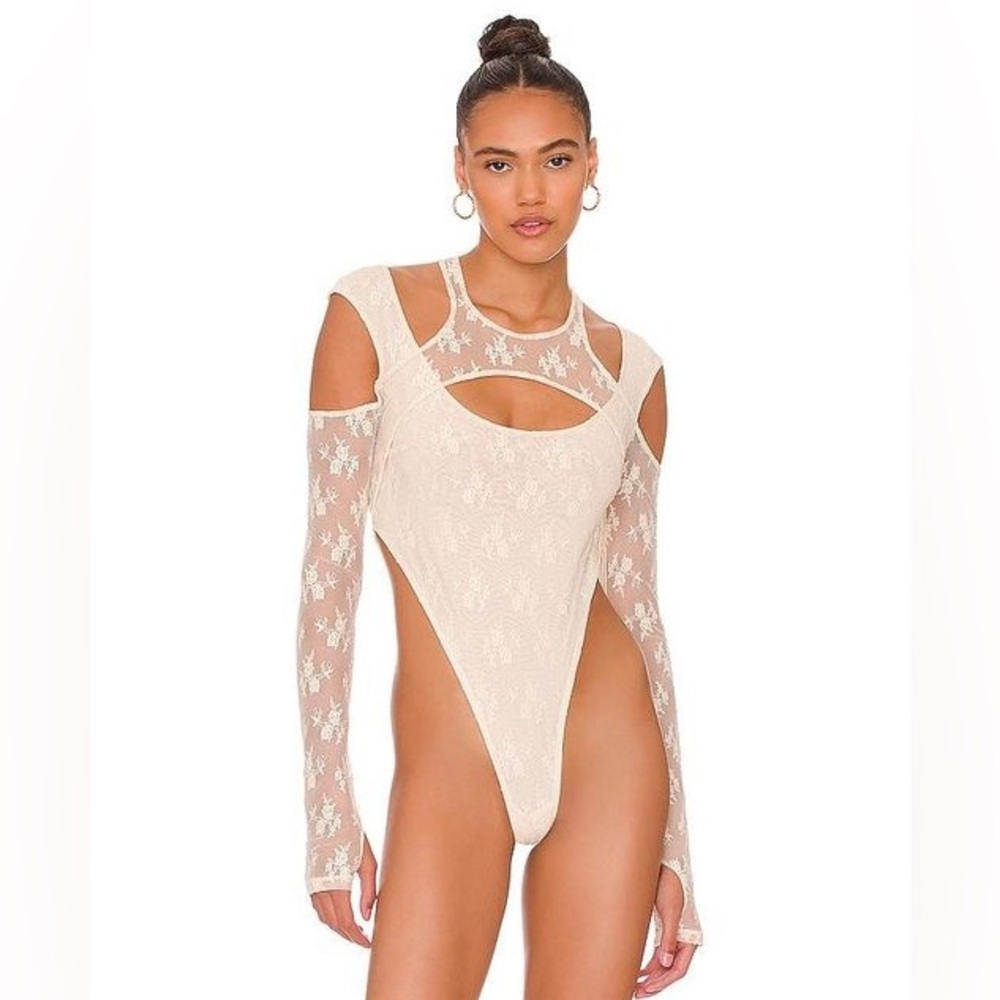 Revolve Ivory Kenna Bodysuit
